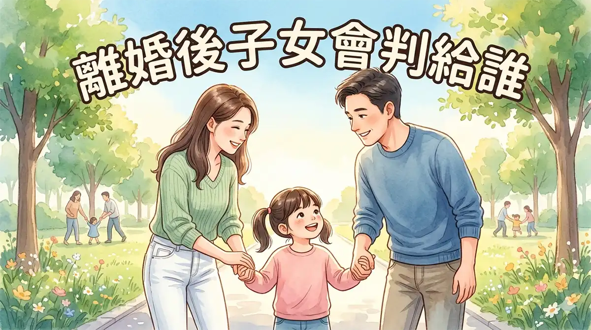 離婚後子女會判給誰?子女安排方向與判斷重點 - 明德事務所