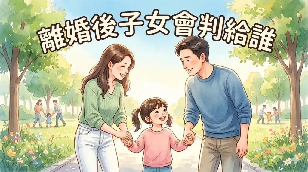 離婚後子女會判給誰？子女安排方向與判斷重點